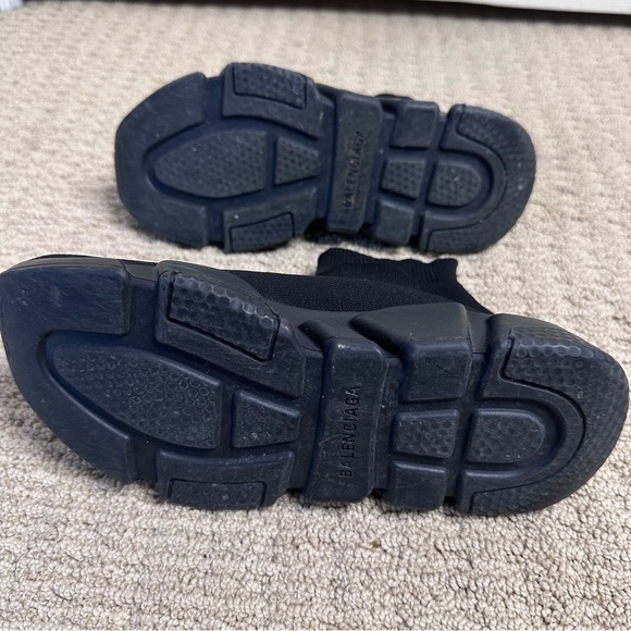 Balenciaga Women’s Recycled Knit Sneakers in Black - Picture 5 of 6